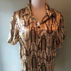 Silky Yellow/Gold Blouse